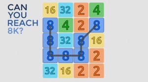 Can You Reach 8K Puzzle Game
