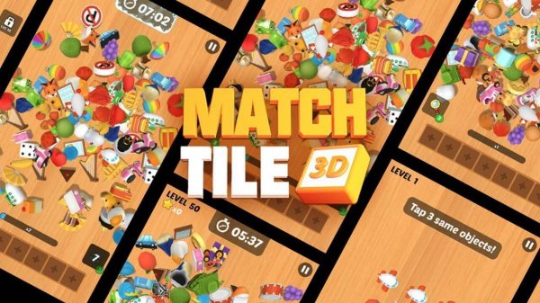 Tile Match 3D Puzzle