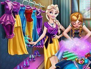 Ice Kingdom Dress-Up and Sorting Game