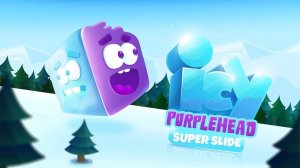 Icy Purple Head Super Slide: Winter Arcade Game