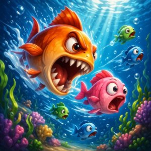 Fishy Feast Survival Game