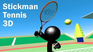 Stick Figure Tennis Showdown