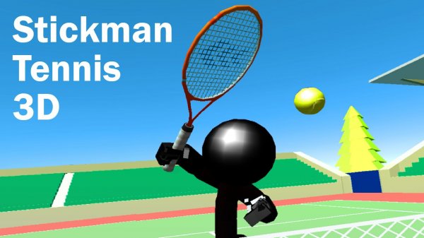Stick Figure Tennis Showdown